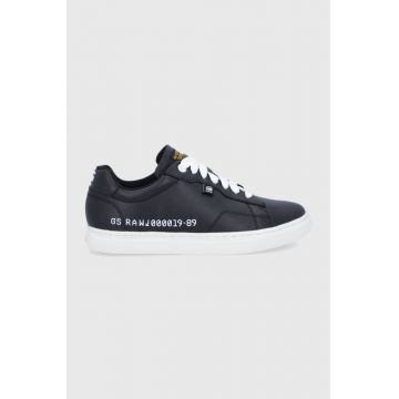 G-Star Raw Pantofi culoarea negru, cu toc plat