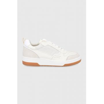 Answear Lab Pantofi culoarea bej, cu toc plat