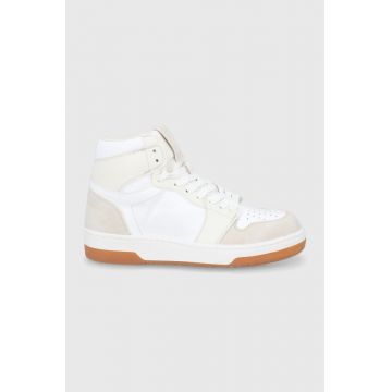 Answear Lab Pantofi culoarea bej, cu toc plat