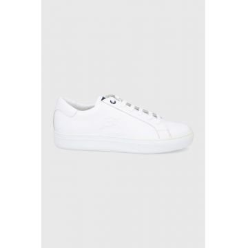 Paul&Shark Ghete de piele culoarea alb