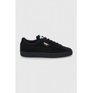 Puma sneakers de piele întoarsă Suede Classic XXI culoarea negru 37491512