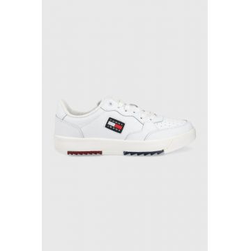 Tommy Jeans sneakers culoarea alb