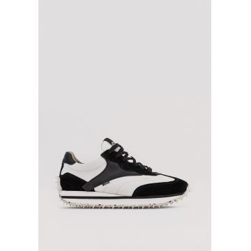 Pantofi sport colorblock cu garnituri de piele si piele intoarsa Ma-Trixx