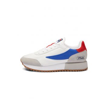 Pantofi sport cu insertii de piele intoarsa Retronique
