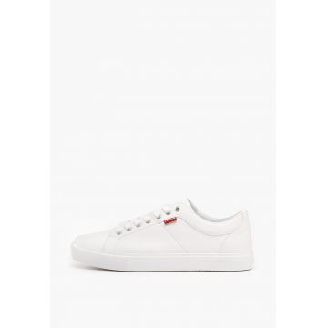 Pantofi sport de piele ecologica cu logo
