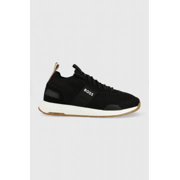 BOSS sneakers Titanium culoarea negru