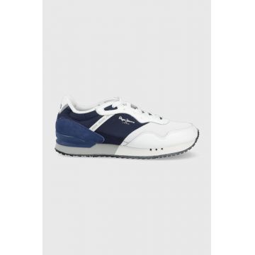 Pepe Jeans sneakers london one road m culoarea albastru marin