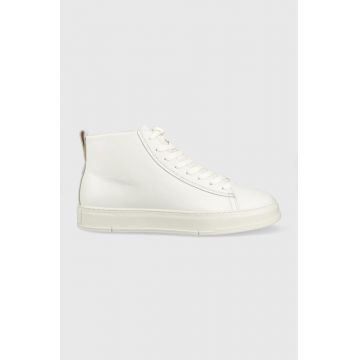 Vagabond sneakers din piele John barbati, culoarea alb
