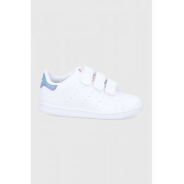 Adidas Originals Pantofi copii Stan Smith Cf I GZ1550 culoarea alb