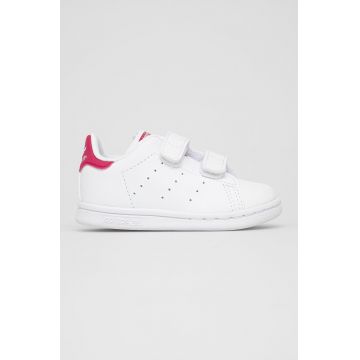 Adidas Originals Pantofi copii Stan Smith CF I FX7538 culoarea alb