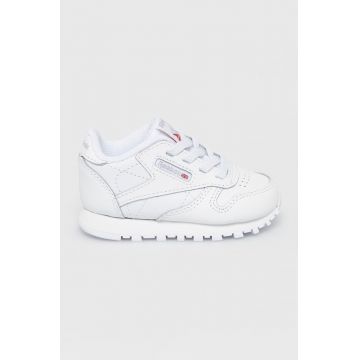 Reebok Classic Pantofi copii CL LTHR FZ2093 culoarea alb