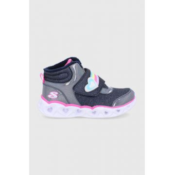 Skechers pantofi copii culoarea albastru marin