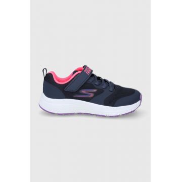 Skechers pantofi copii culoarea albastru marin