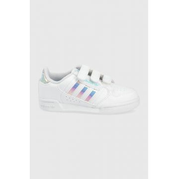 adidas Originals sneakers pentru copii Continental 80 culoarea alb