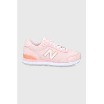New Balance pantofi Wl515cs3 culoarea roz