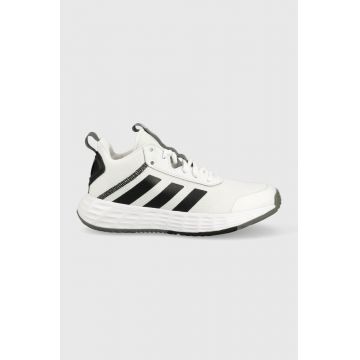 adidas pantofi de antrenament Ownthegame 2.0 H00469 culoarea alb