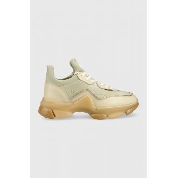 Furla sneakers Wonderfurla Slip-on culoarea bej