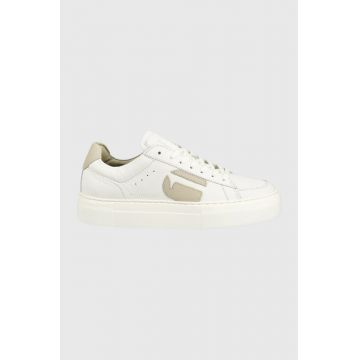 G-Star Raw sneakers din piele Loam Ii culoarea alb