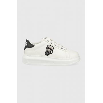 Karl Lagerfeld sneakers KAPRI culoarea alb