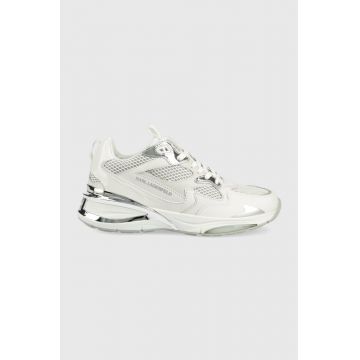 Karl Lagerfeld sneakers Spree culoarea alb