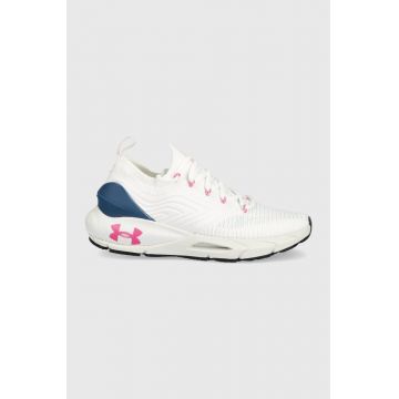 Under Armour pantofi de alergat Phantom 2 Intelliknit 3024155 culoarea alb, cu toc plat 3024155-601