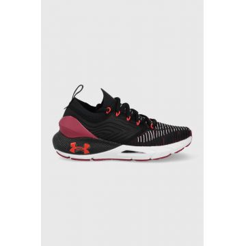 Under Armour pantofi de alergat Phantom 2 Intelliknit 3024155 culoarea negru, cu toc plat