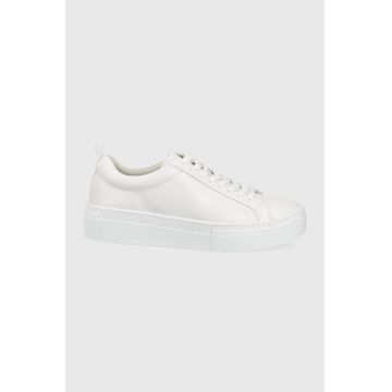 Vagabond Shoemakers sneakers din piele ZOE PLATFORM culoarea alb