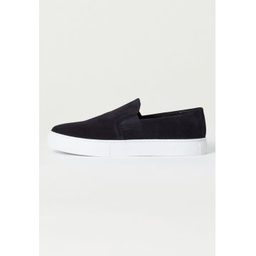 Pantofi slip-on de piele intoarsa