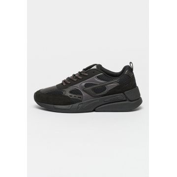 Pantofi sport low-top cu insertie de piele intoarsa S-Serendipity
