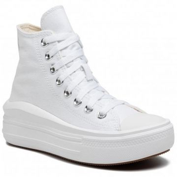 Tenisi femei Converse Chuck Taylor All Star Move Hi 568498C, 35, Alb