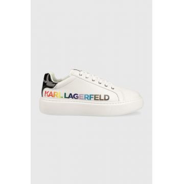 Karl Lagerfeld sneakers Maxi Kup culoarea alb
