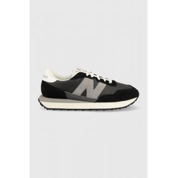 New Balance sneakers din piele Ms237rc culoarea negru