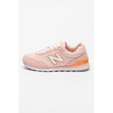 Pantofi sport cu detalii de piele intoarsa 515