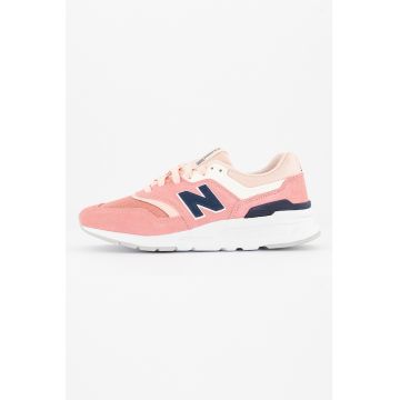 Pantofi sport cu garnituri din piele intoarsa 997