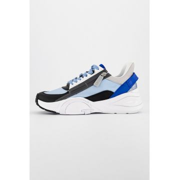 Pantofi sport din piele ecologica cu garnituri de material textil Baila