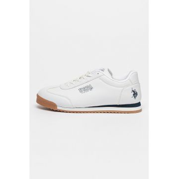 Pantofi sport de piele ecologica cu logo Deep Summer