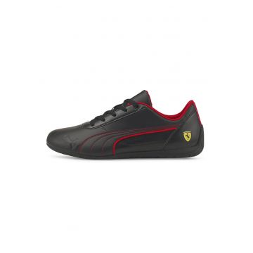 Pantofi sport de piele ecologoica cu detalii contrastante Ferrari