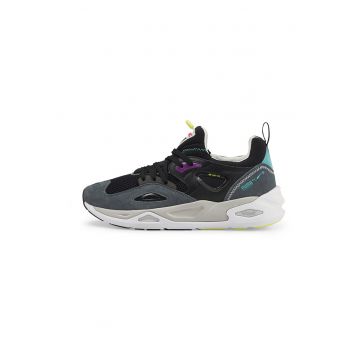 Pantofi sport de plasa cu garnituri de piele intoarsa ecologica Blaze