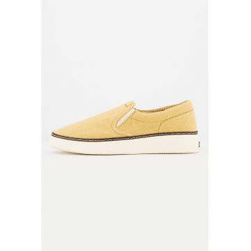 Pantofi slip-on cu broderie logo