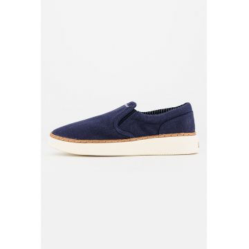 Pantofi slip-on cu broderie logo