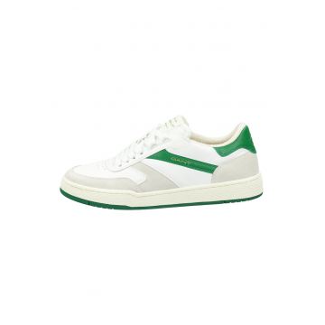 Pantofi sport de piele cu insertii de piele nabuc