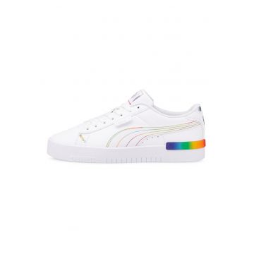 Pantofi sport de piele ecologica Jada Rainbow