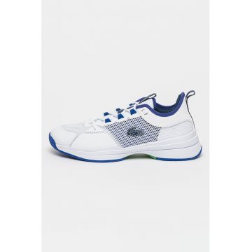 Pantofi sport cu insertii de piele ecologica