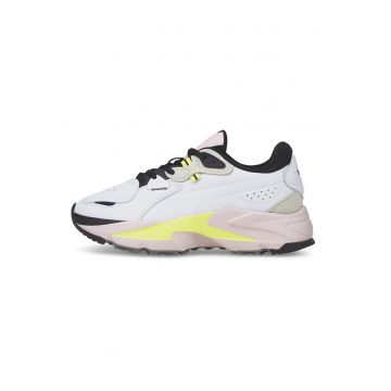 Pantofi sport din piele ecologica cu garnituri din piele intoarsa Orkid