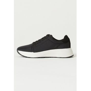 Pantofi sport wedge din material textil