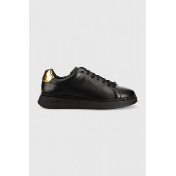 BOSS sneakers din piele Bulton culoarea negru