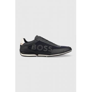 BOSS sneakers Saturn culoarea albastru marin