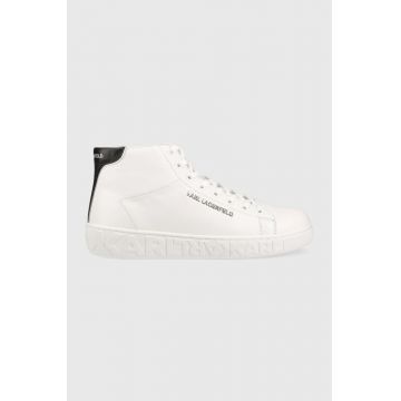 Karl Lagerfeld sneakers din piele Kupsole Iii culoarea alb