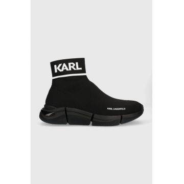 Karl Lagerfeld sneakers Quadro culoarea negru