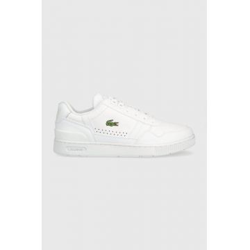 Lacoste sneakers din piele culoarea alb